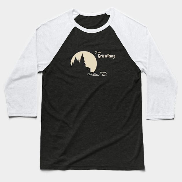 Scenic Grisselburg Baseball T-Shirt by Unseen Things